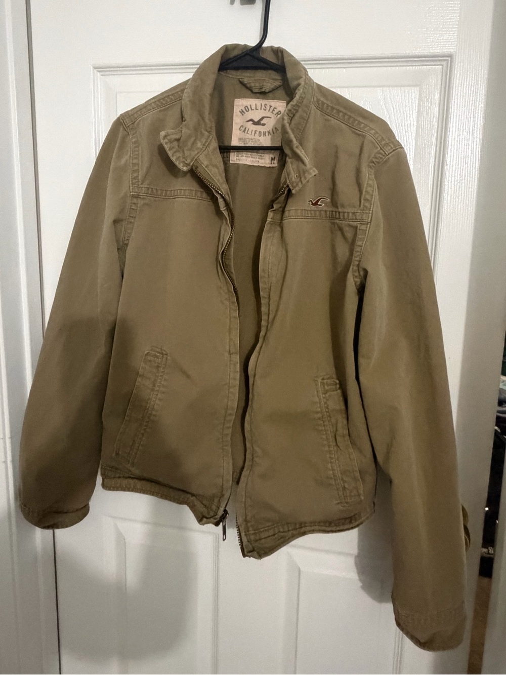 Hollister Men’s Khaki Canvas Jacket